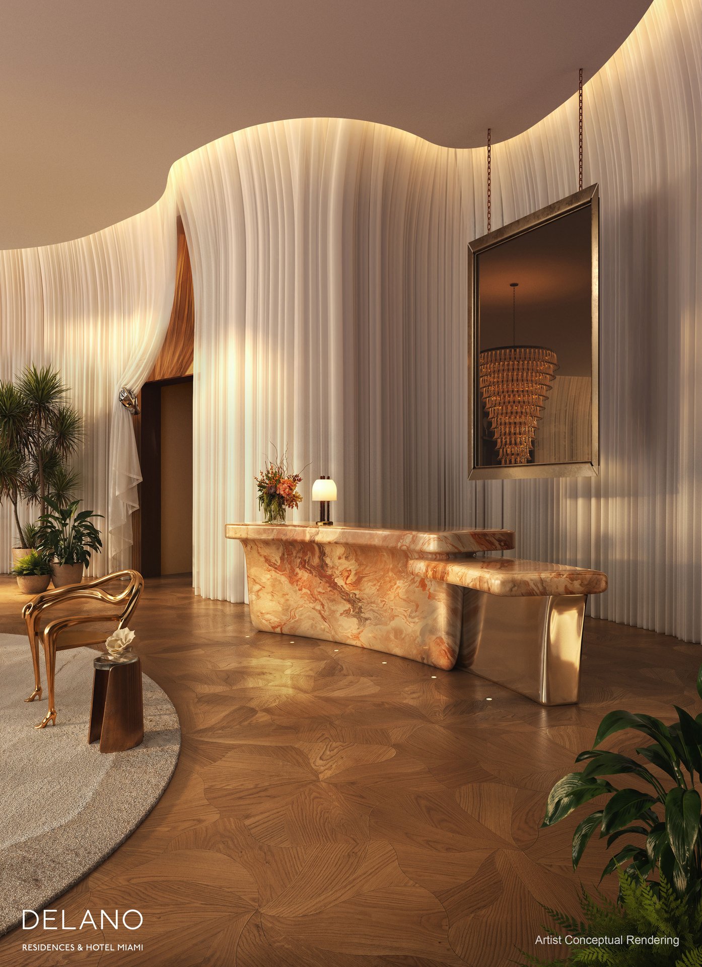 Delano Residences & Hotel Miami - Lobby
