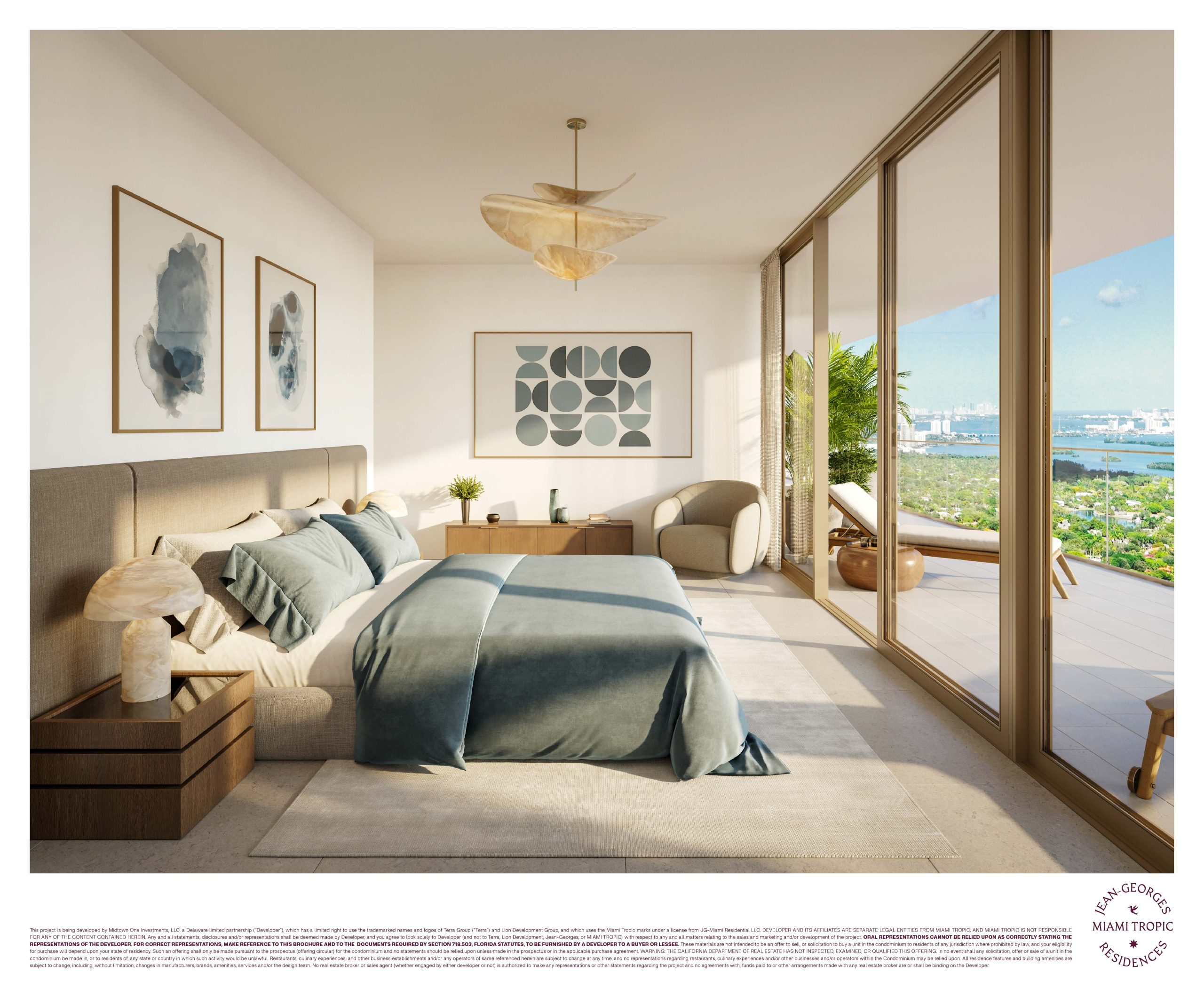 Habitación principal, Residencia 01, Miami Tropic Residences